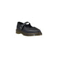 Black Leather Platform Pumps