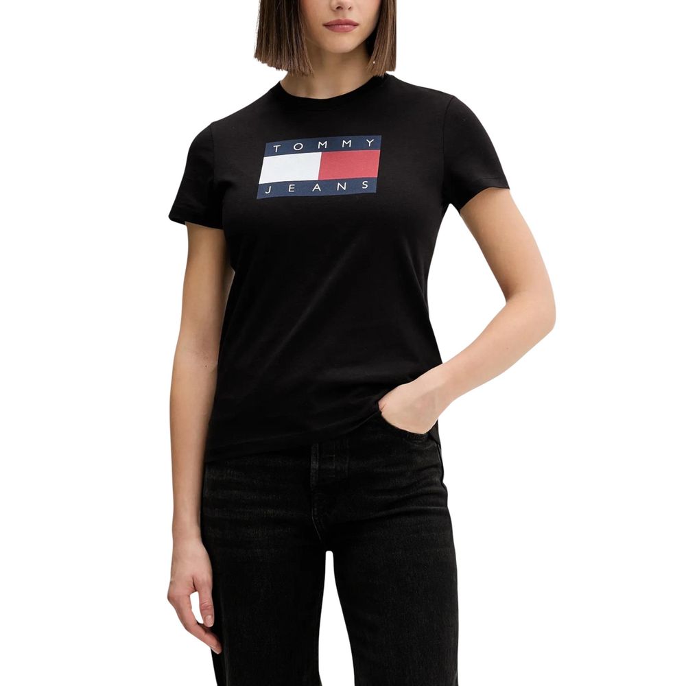 Black Recycled Cotton T-Shirt