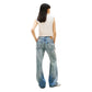 Blue Recycled Cotton Boyfriend Jeans