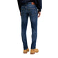 Blue Recycled Cotton Skinny Jeans