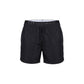 Black Polyester Swim Shorts