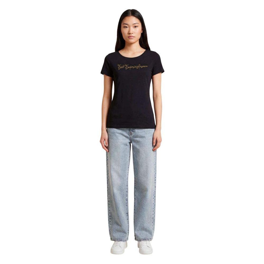 Black Elastane T-Shirt