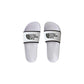 White Recycled Polyester Slippers