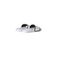 White Recycled Polyester Slippers