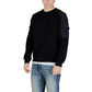 Black Cotton Sweatshirt