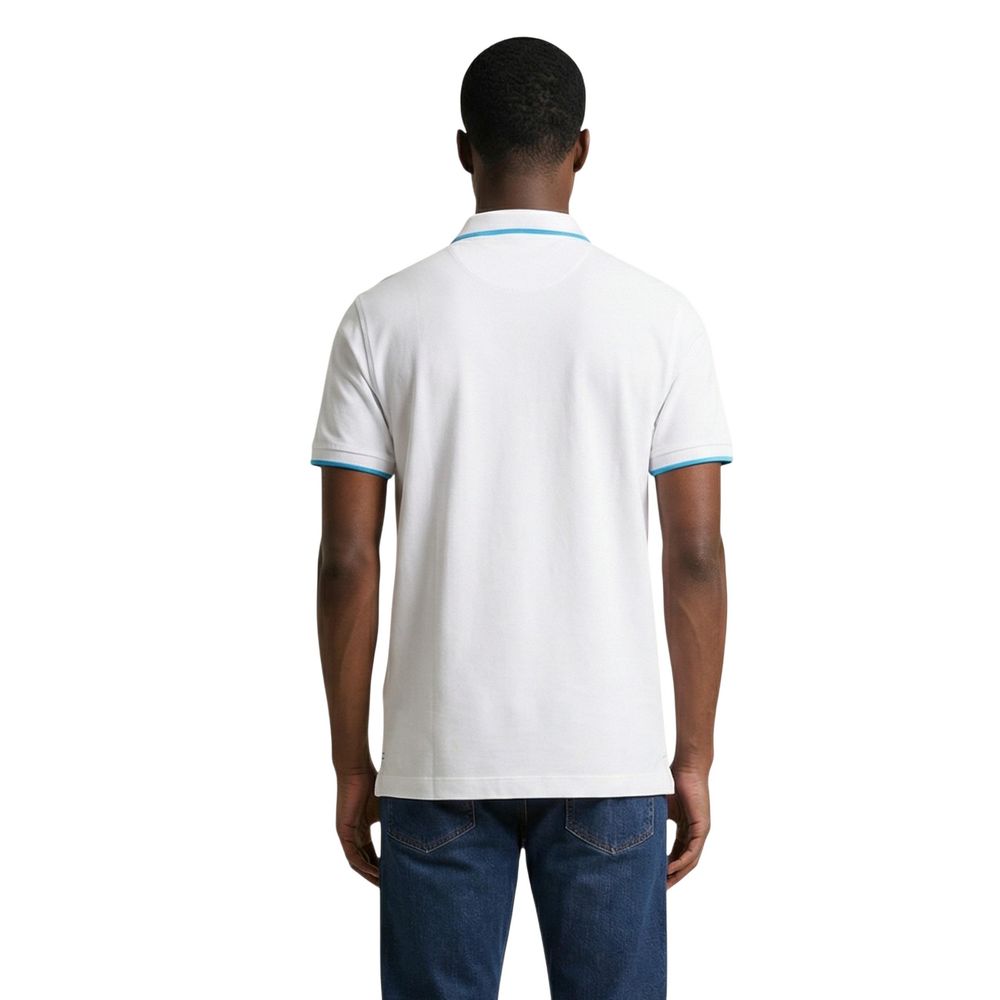 White Cotton Polo Shirt