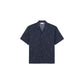 Black Cotton Shortsleeve Shirt