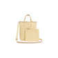 Beige Leather Handbag