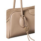 Beige Polyethylene Handbag