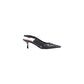 Black Synthetic High Heel Pumps