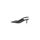 Black Synthetic High Heel Pumps
