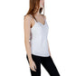 White Polyester Tank Tops