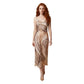 Multicolor Lyocell Long Dress