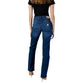 Blue Cotton Skinny Jeans