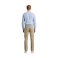 Beige Cotton Skinny Pants