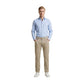 Beige Cotton Skinny Pants