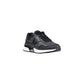 Gray Leather Athletic Sneakers