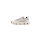 Beige Leather Chunky Sneakers