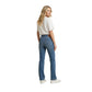 Blue Cotton Bootcut Jeans
