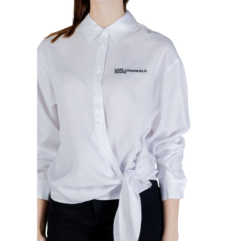 White Lyocell Blouse