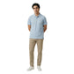 Blue Cotton Polo Shirt
