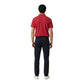 Red Cotton Polo Shirt