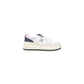 White Suede Leather Platform Sneakers