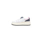 White Suede Leather Platform Sneakers