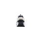 Black And White Polyethylene Athletic Sneakers
