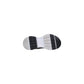 Black And White Polyester Athletic Sneakers