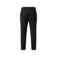 Black Cotton Casual Pants