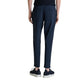 Blue Polyamide Dress Pants