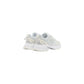 White Recycled Polyester Athletic Sneakers