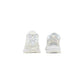 White Recycled Polyester Athletic Sneakers