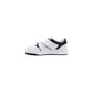 Black And White Polyethylene Low Top Sneakers