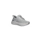 Silver Polyester Chunky Sneakers