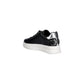 Black Polyethylene Platform Sneakers