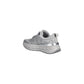 Silver Polyester Chunky Sneakers