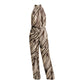 Brown Polyester Jumpsuit