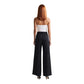 Black Viscose Casual Pants