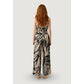 Brown Polyester Jumpsuit