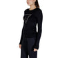 Black Viscose Sweatshirt