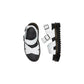 White Leather Strap-On Sandals