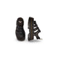 Black Leather Platform Sandals