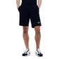 Blue Cotton Knee Length