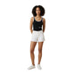 Cream Denim Shorts