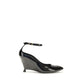 Black Calf Leather Bos Taurus Platform Pumps