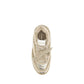 Silver Calf Leather Bos Taurus Chunky Sneakers