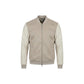 Beige Polyester Bomber