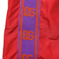 Red Polyester Drawstring Beach Shorts Swimwear